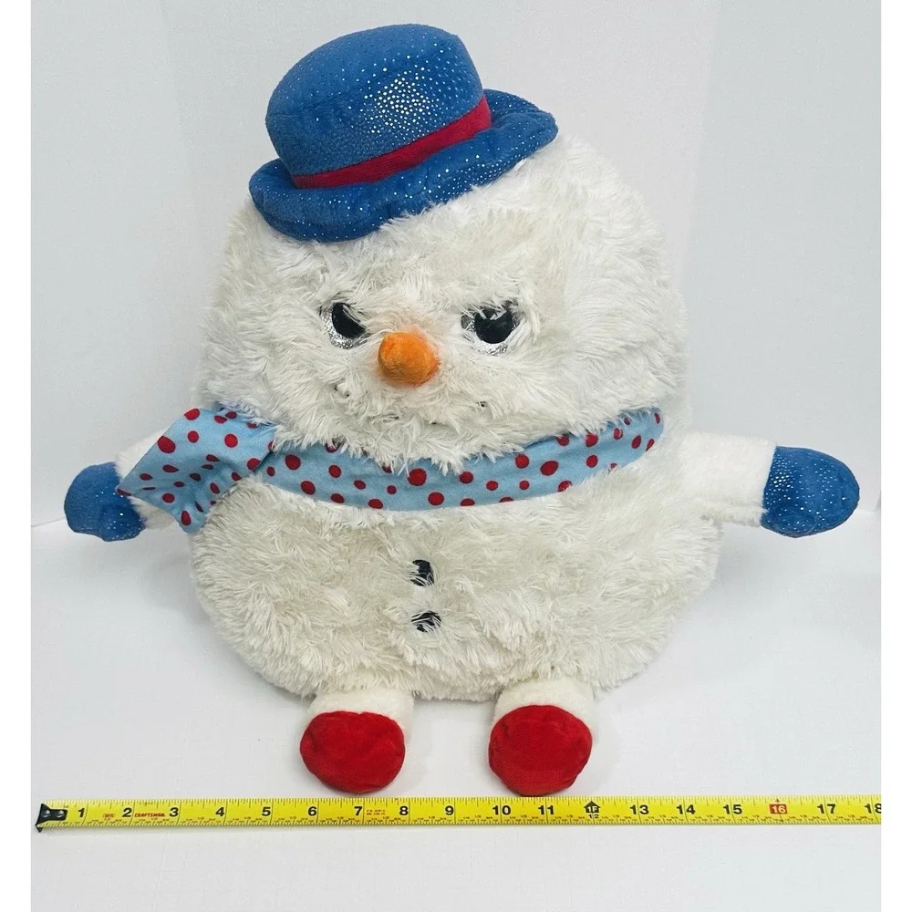 Walmart Light Up Color Changing Snowman Plush 15
